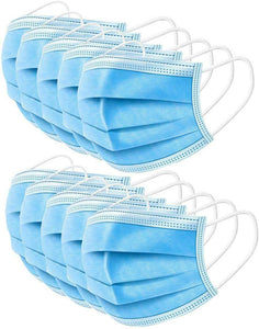 Blue Disposable Non Medical Face Mask Pack of 50