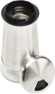 Zuvo Premium 12 Jar Revolving Spice and Herb Rack (Steel + Glass)