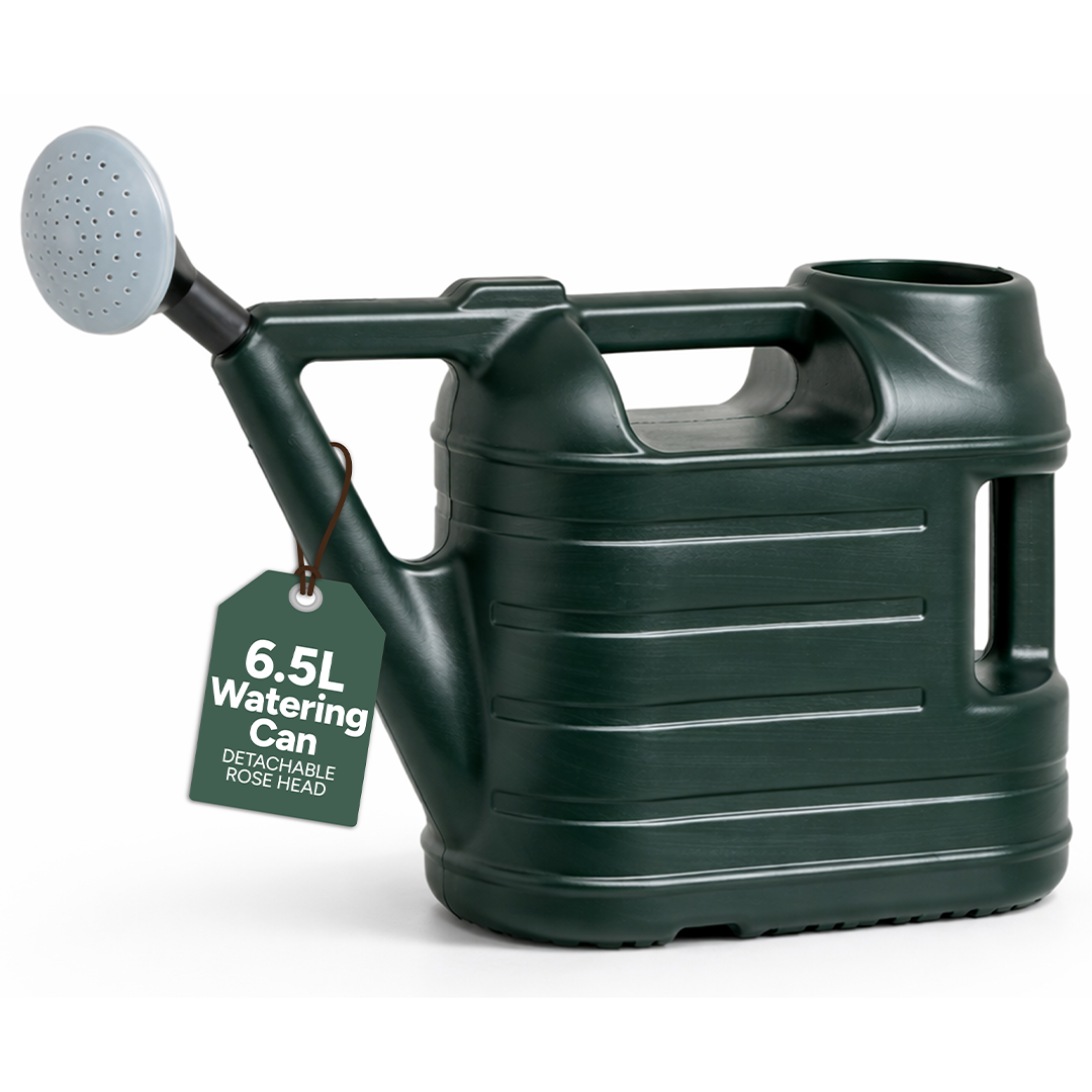 Zuvo Watering Can 6.5L Lightweight Green Garden Watering Can for Plants