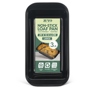 Zuvo Non Stick Loaf Tins 3lb 1.35kg Carbon Steel Bread Cake Baking Pans