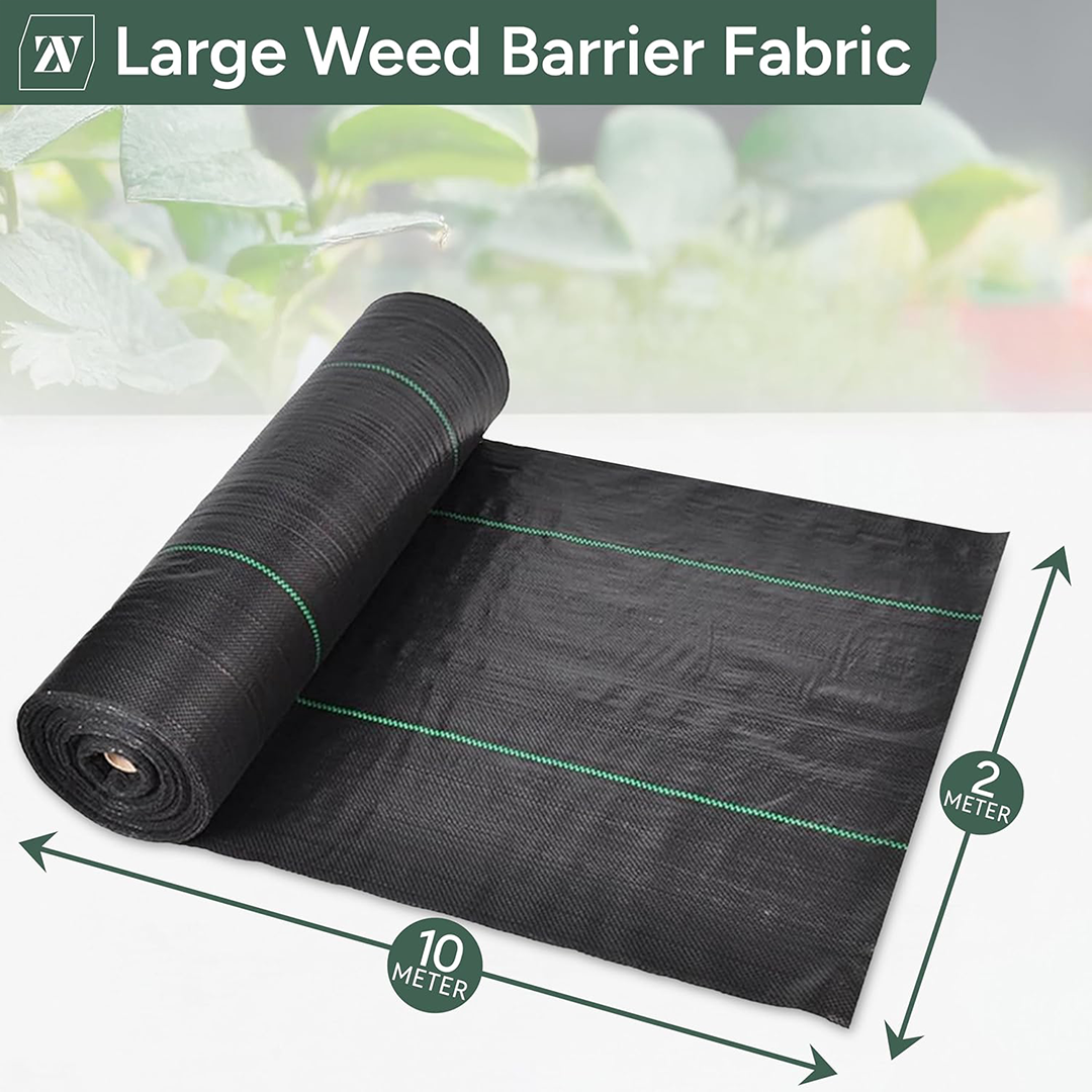 Zuvo Weed Membrane 2m x 20m Heavy Duty 110GSM UV Garden Landscape Fabric