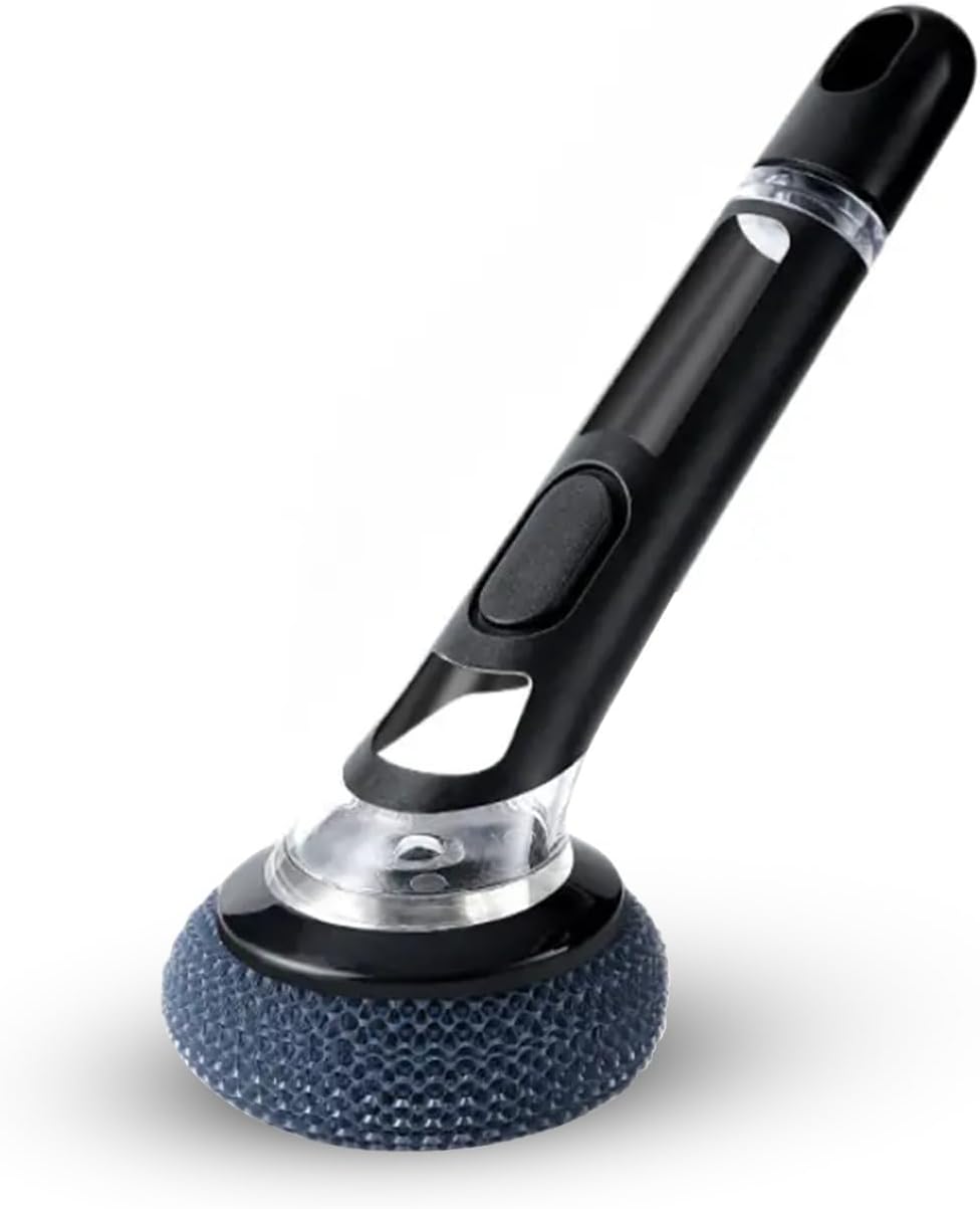 Zuvo Soap Dispensing Wire Scourer Brush – Durable Kitchen Dish Cleaning Tool