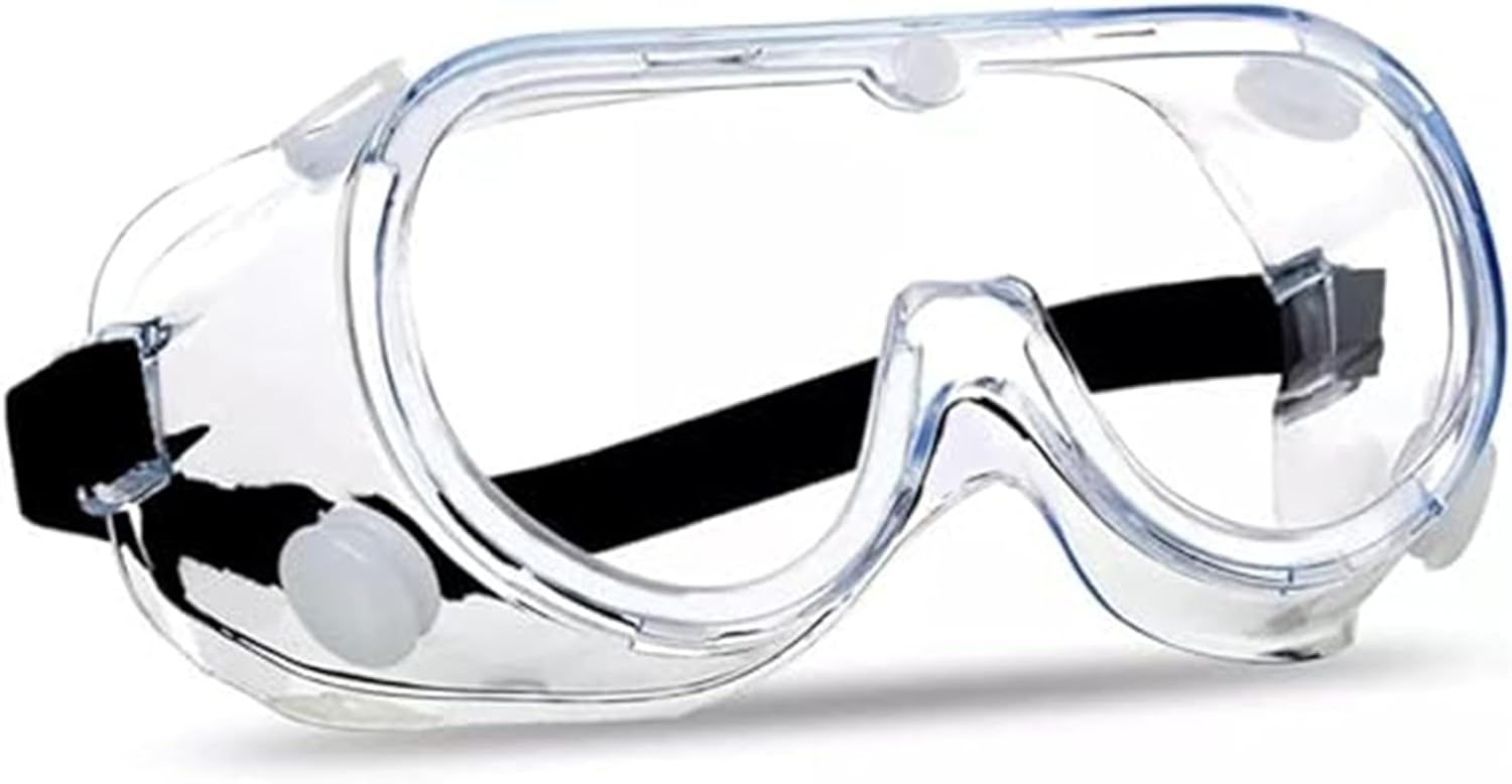 Zuvo Safety Goggles Clear Anti Fog Impact and Dust Resistant Eye Wear