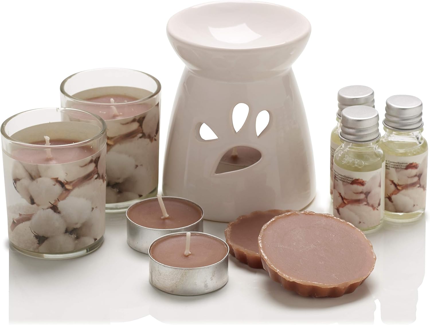 Zuvo Scented Candle Gift Set 11 Piece Cotton Scent for All Occasions