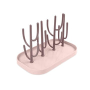 Zuvo Baby Bottle Drying Rack Pink – BPA Free Detachable Antler Style Holder