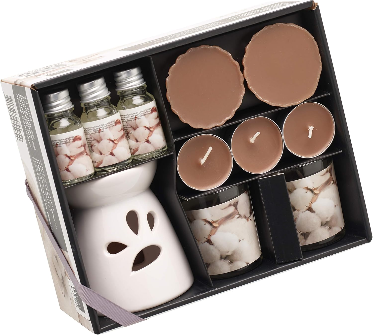 Zuvo Scented Candle Gift Set 11 Piece Fresh Linen Scent for All Occasions