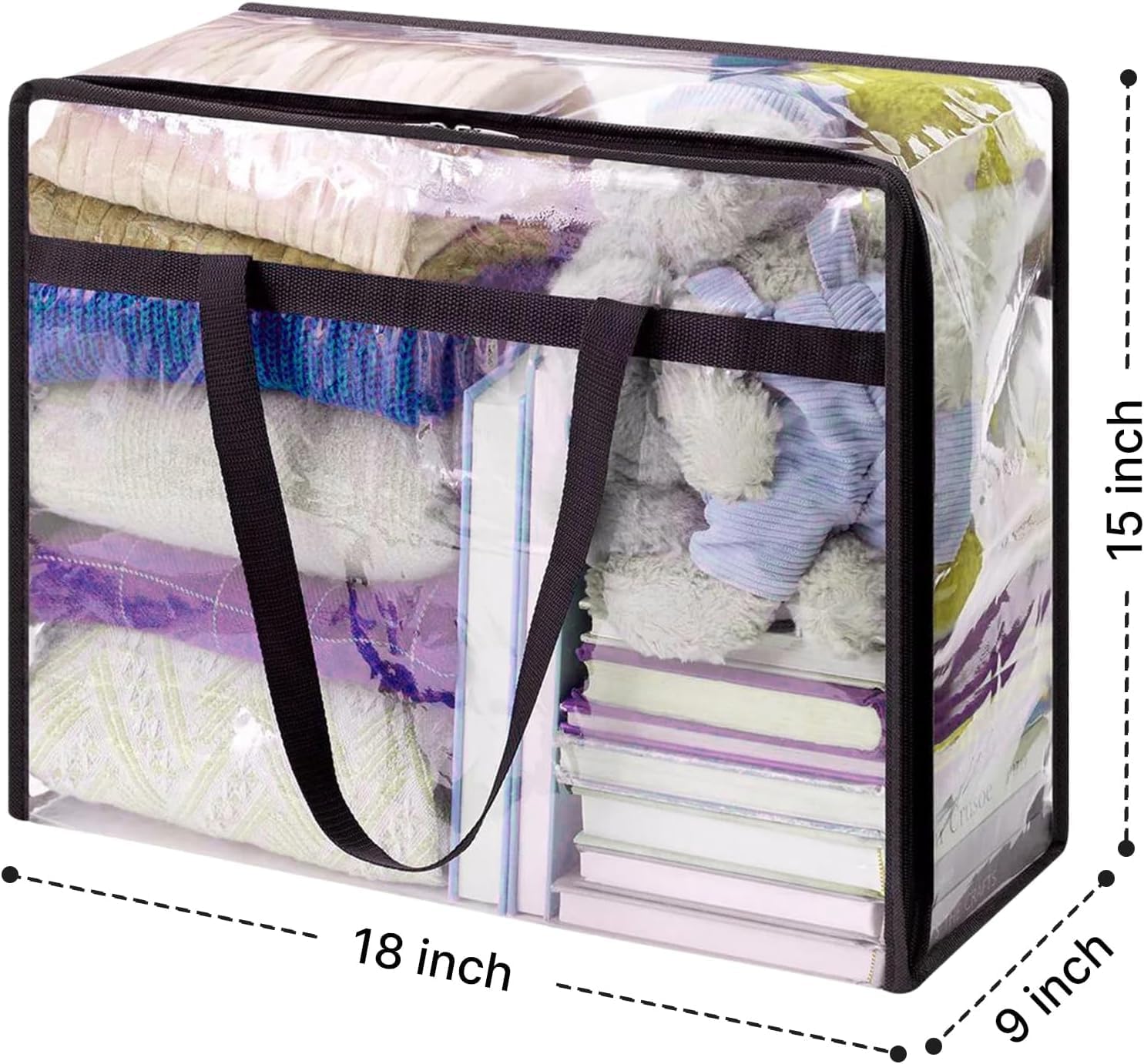 Zuvo Laundry Storage Bags Pack of 5, XL (46x23x38 cm)