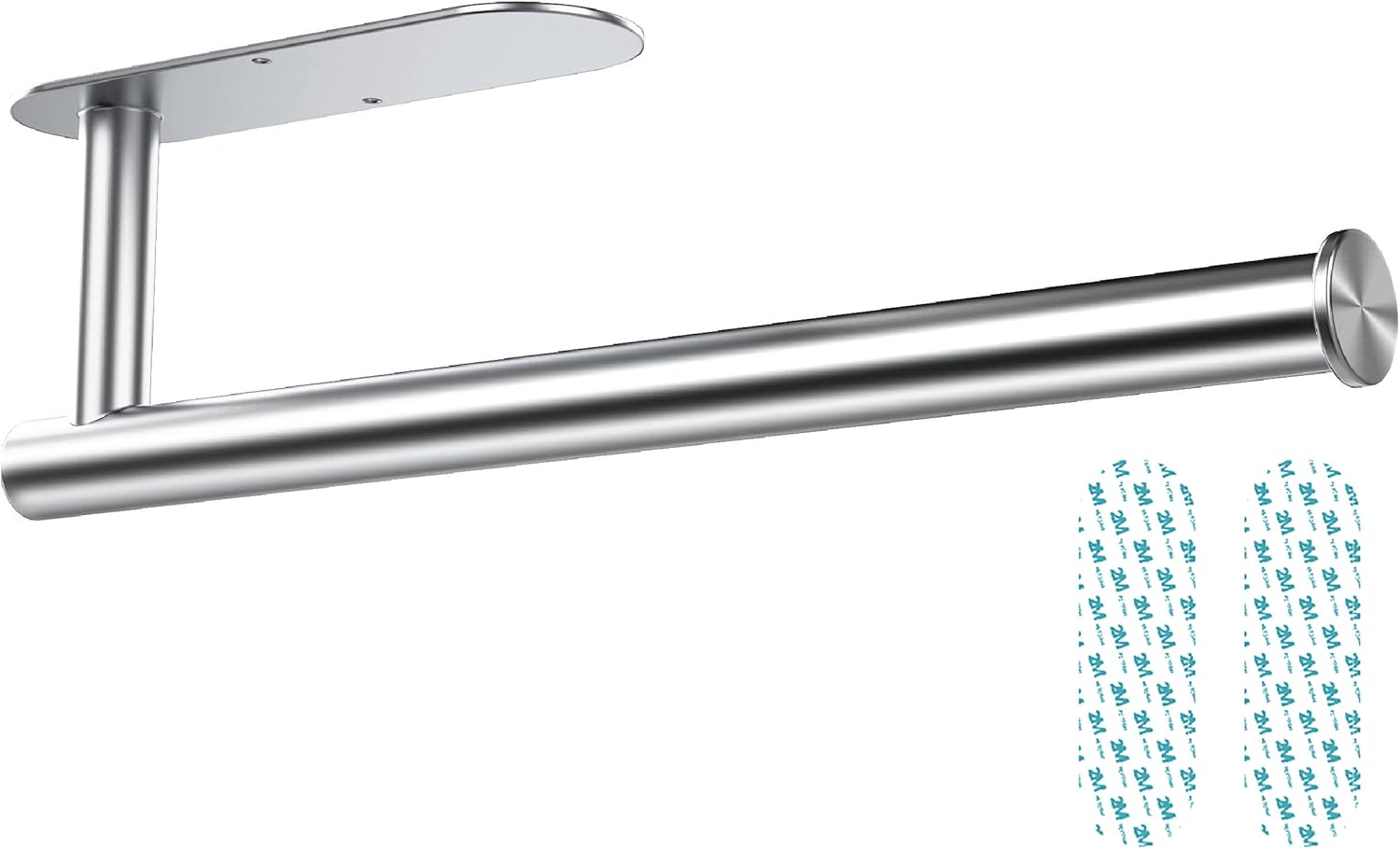 Zuvo Under Cabinet Kitchen Roll Holder – 30cm Stainless Steel Silver