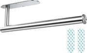 Zuvo Under Cabinet Kitchen Roll Holder – 30cm Stainless Steel Silver