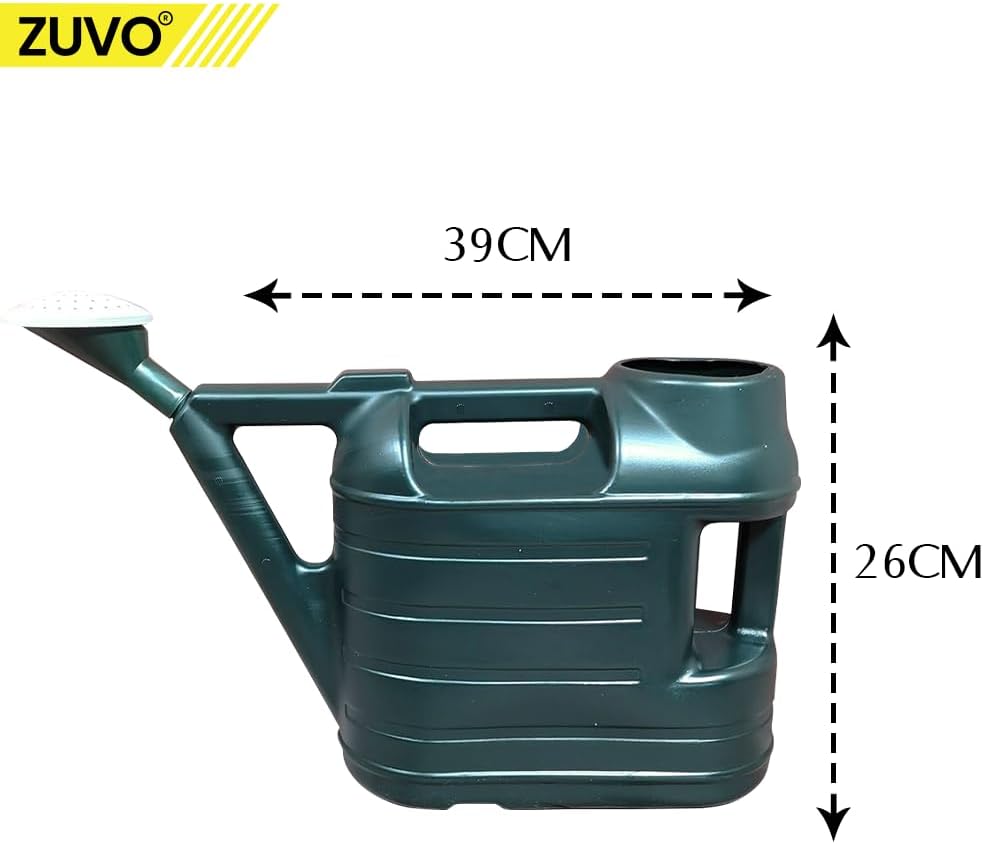 Zuvo Watering Can 6.5L Lightweight Green Garden Watering Can for Plants