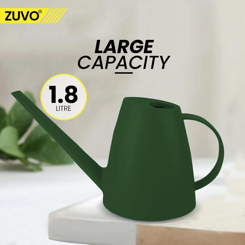 Zuvo Indoor Watering Can 1.8L Green Mini Watering Can for House Plants
