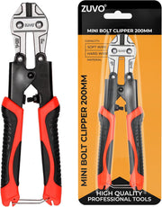 Zuvo 8in Heavy Duty Bolt Cutter Professional Cable and Wire Cutting Tool