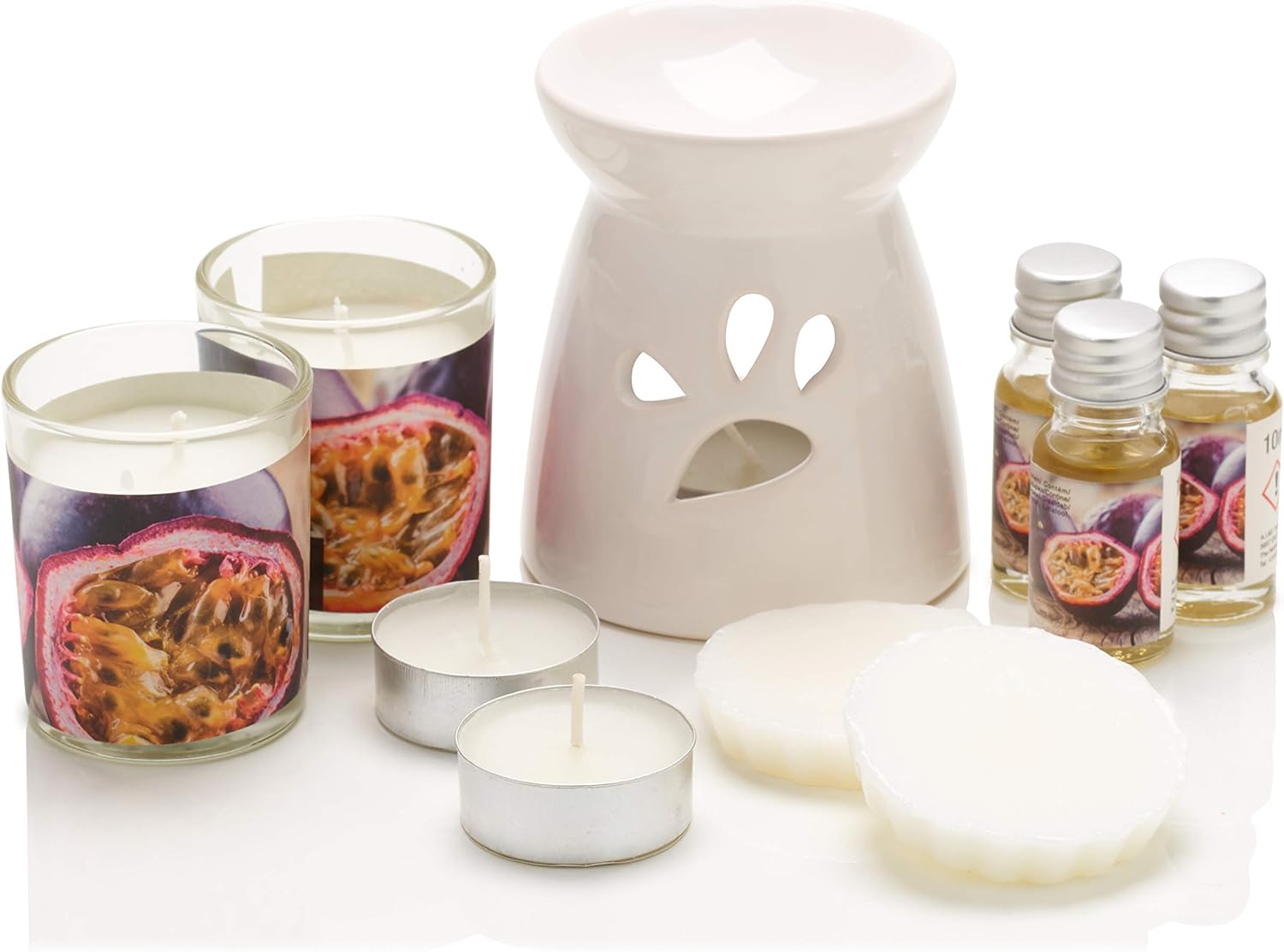 Zuvo Scented Candle Gift Set 11 Piece Passion Fruit Candles for Gifting