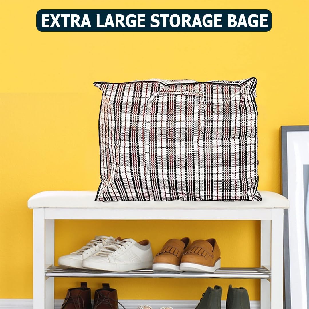Zuvo Extra Large Laundry & Storage Bags 5 Pack Waterproof with Zips