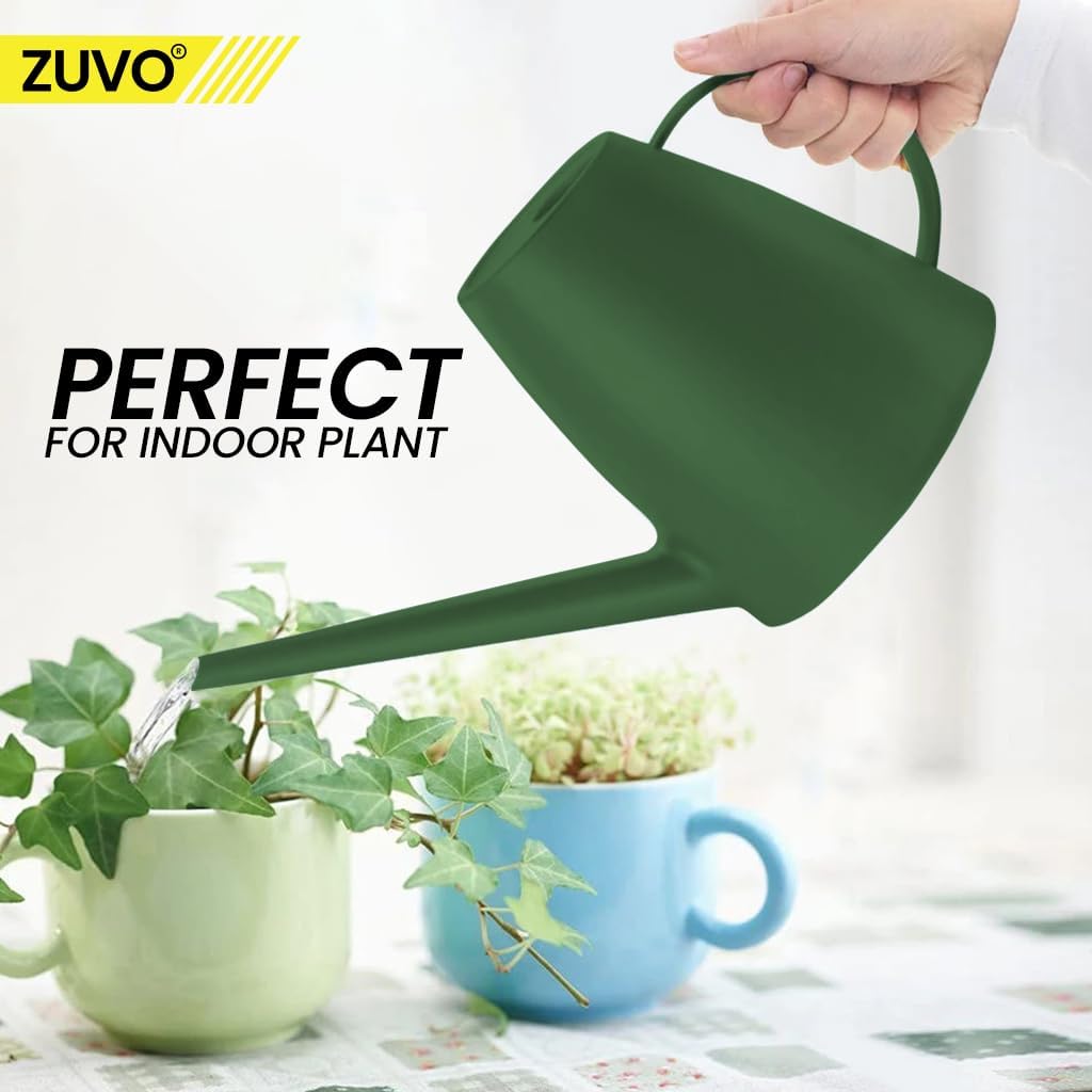 Zuvo Indoor Watering Can 1.8L Green Mini Watering Can for House Plants
