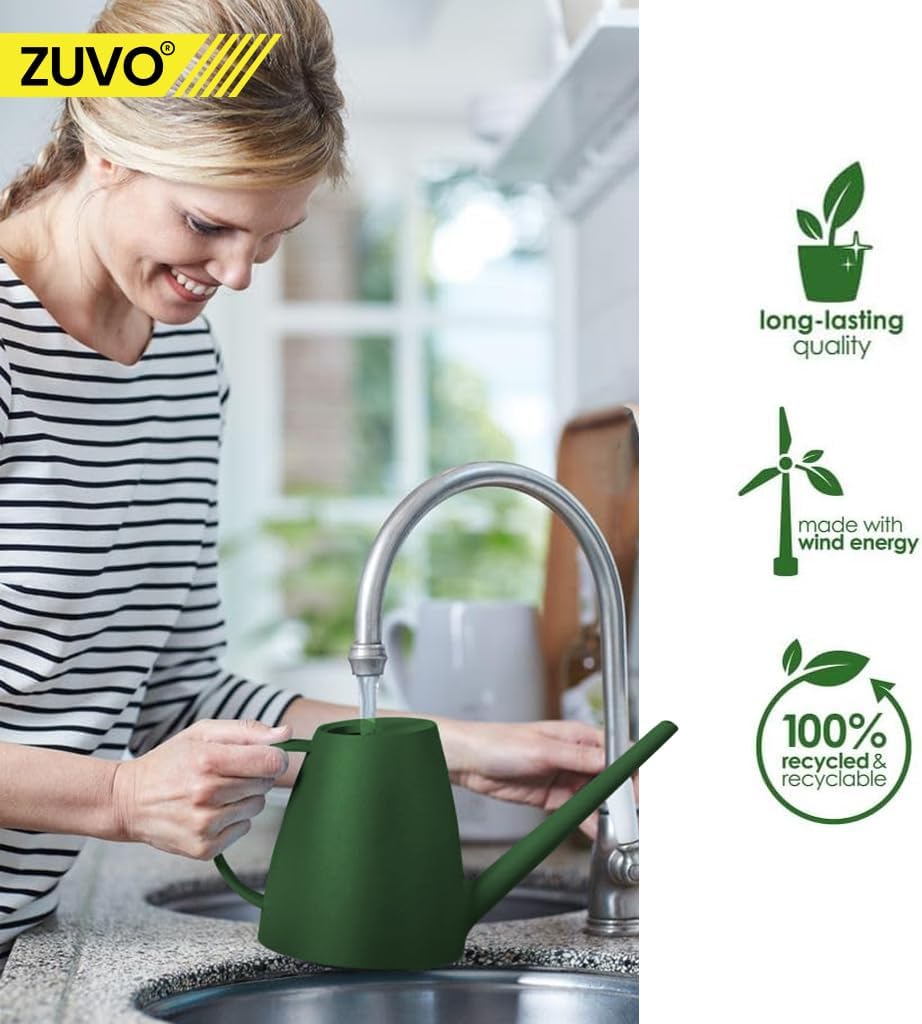 Zuvo Indoor Watering Can 1.8L Green Mini Watering Can for House Plants