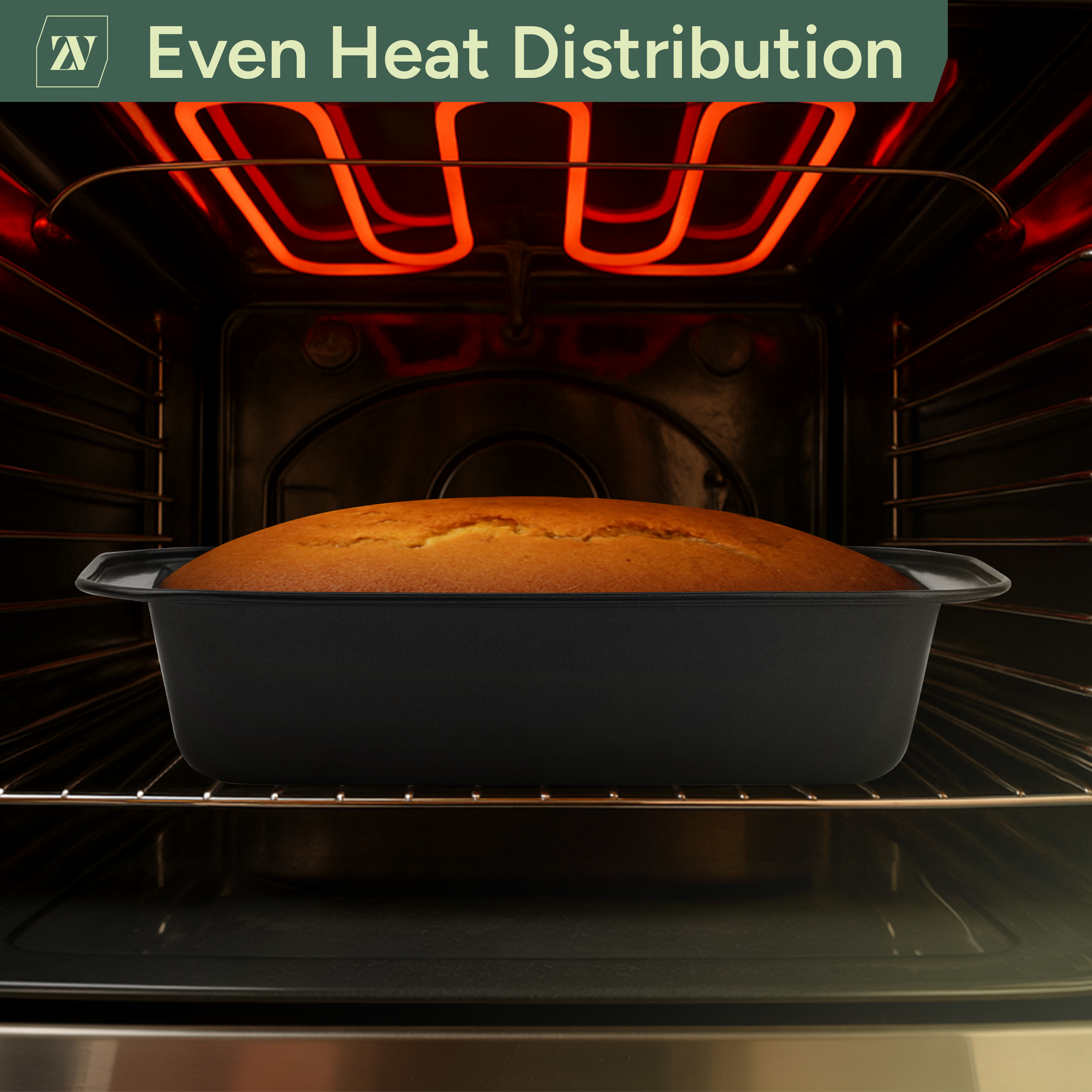 Zuvo Non Stick Loaf Tins 2lb 900g Carbon Steel Bread Cake Baking Pans