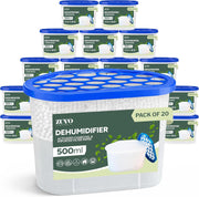 Zuvo Dehumidifier 500ml 20 Pack Disposable Moisture Absorber Damp Trap