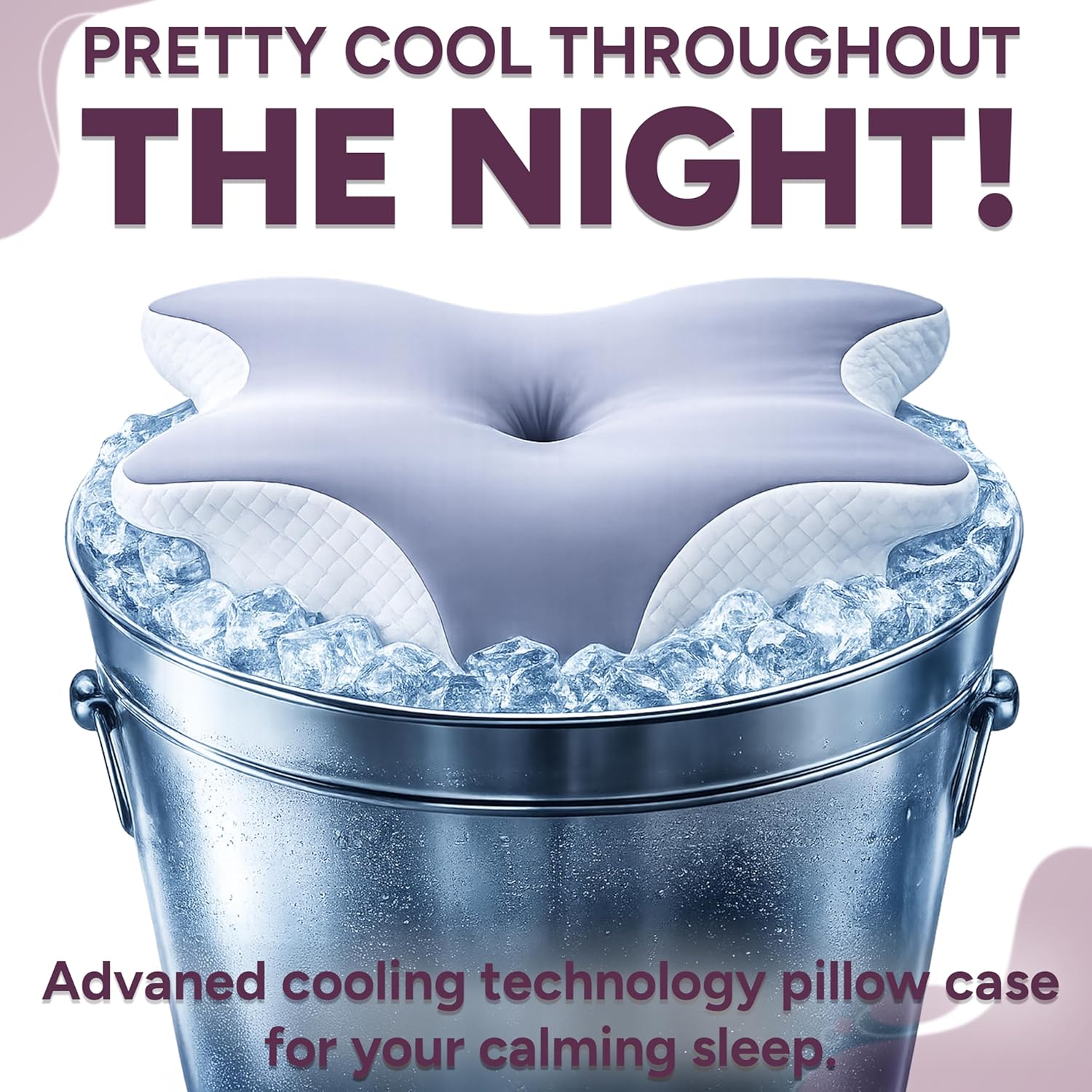 Cervical Memory Foam Pillow for Neck and Shoulder Support Orthopaedic Contour Design Ideal for Side and Back Sleepers