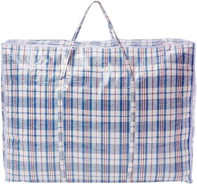 Zuvo Bundle of 6 Large and Extra Large Laundry Storage Bags With Zippers and Handles Bags For Moving Storage