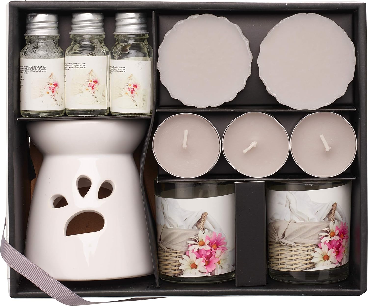 Zuvo Scented Candle Gift Set 11 Piece Fresh Linen Scent for All Occasions