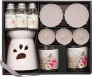 Zuvo Scented Candle Gift Set 11 Piece Fresh Linen Scent for All Occasions