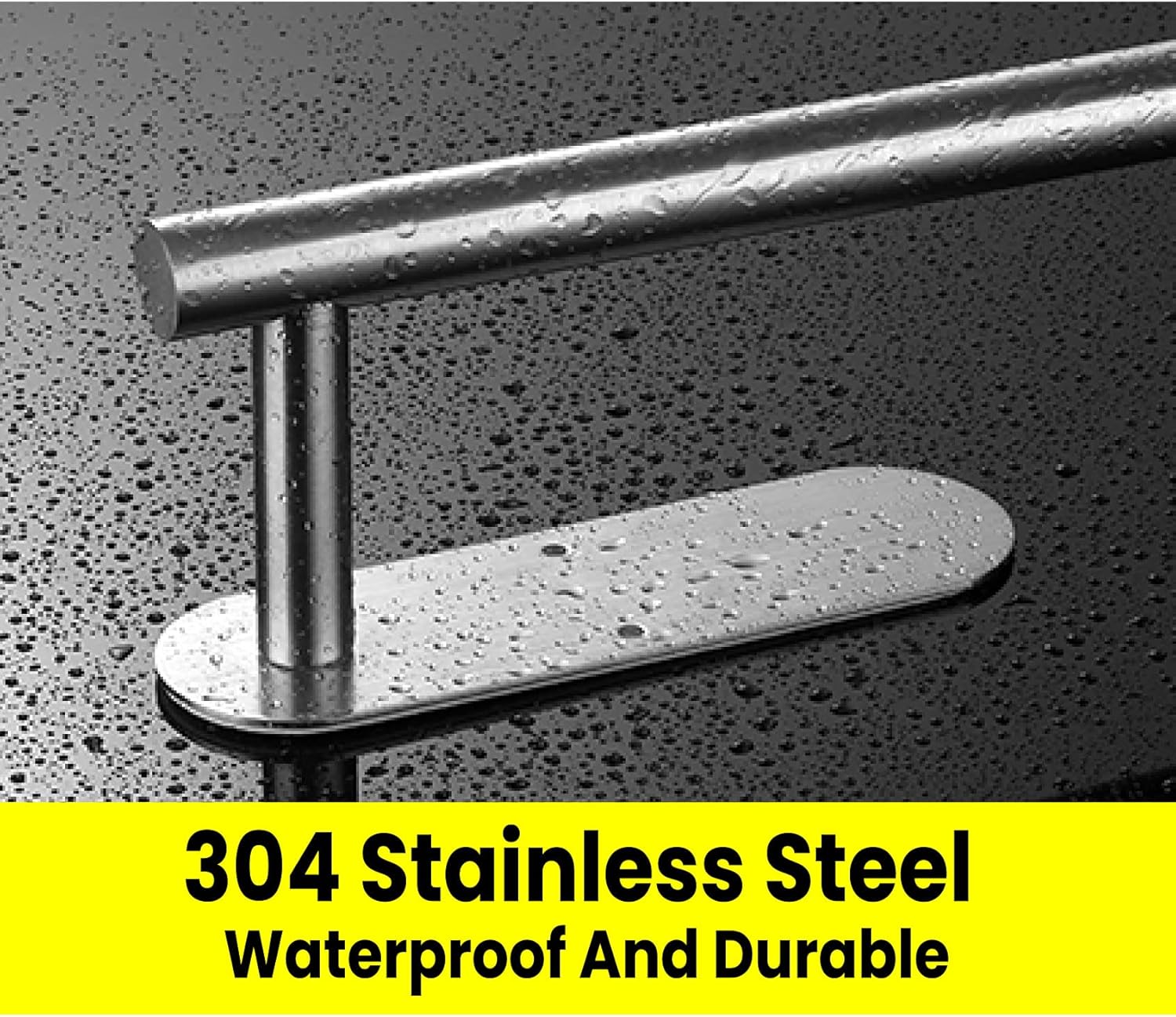 Paper Towel Holder Under Cabinet - (Silver) Adhesive Paper Towel Holders with Stainless Steel - Stick or Screw Towel Holders for Kitchen Cabinet, Bathroom, Wall Mount