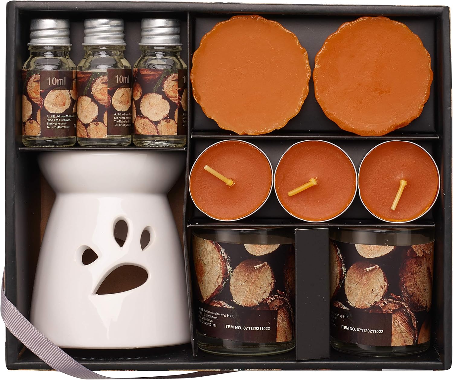 Zuvo Scented Candle Gift Set 11 Piece Wood Scent for All Special Occasions