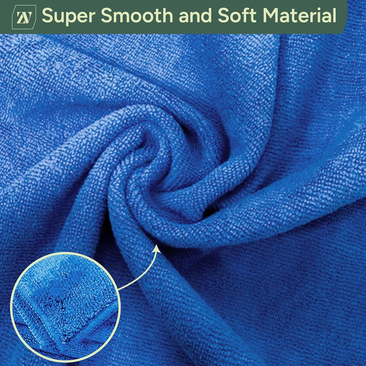 Zuvo Microfibre Cloths 12 Pack 32x32cm Yellow Lint Free Cleaning Rags