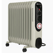 Zuvo 2500W Oil Filled Radiator Portable Heater with 11 Fins and Timer