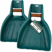Zuvo Heavy Duty Garden Leaf Grabbers, Leaf Scoops, Set of 2