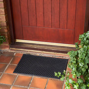 Zuvo Natural Rubber Door Mat, Heavy Duty Indoor Outdoor, 54 x 36cm