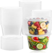 AVLASH® 450ml Food Containers with Lids, 50 Pack, Reusable & Leakproof