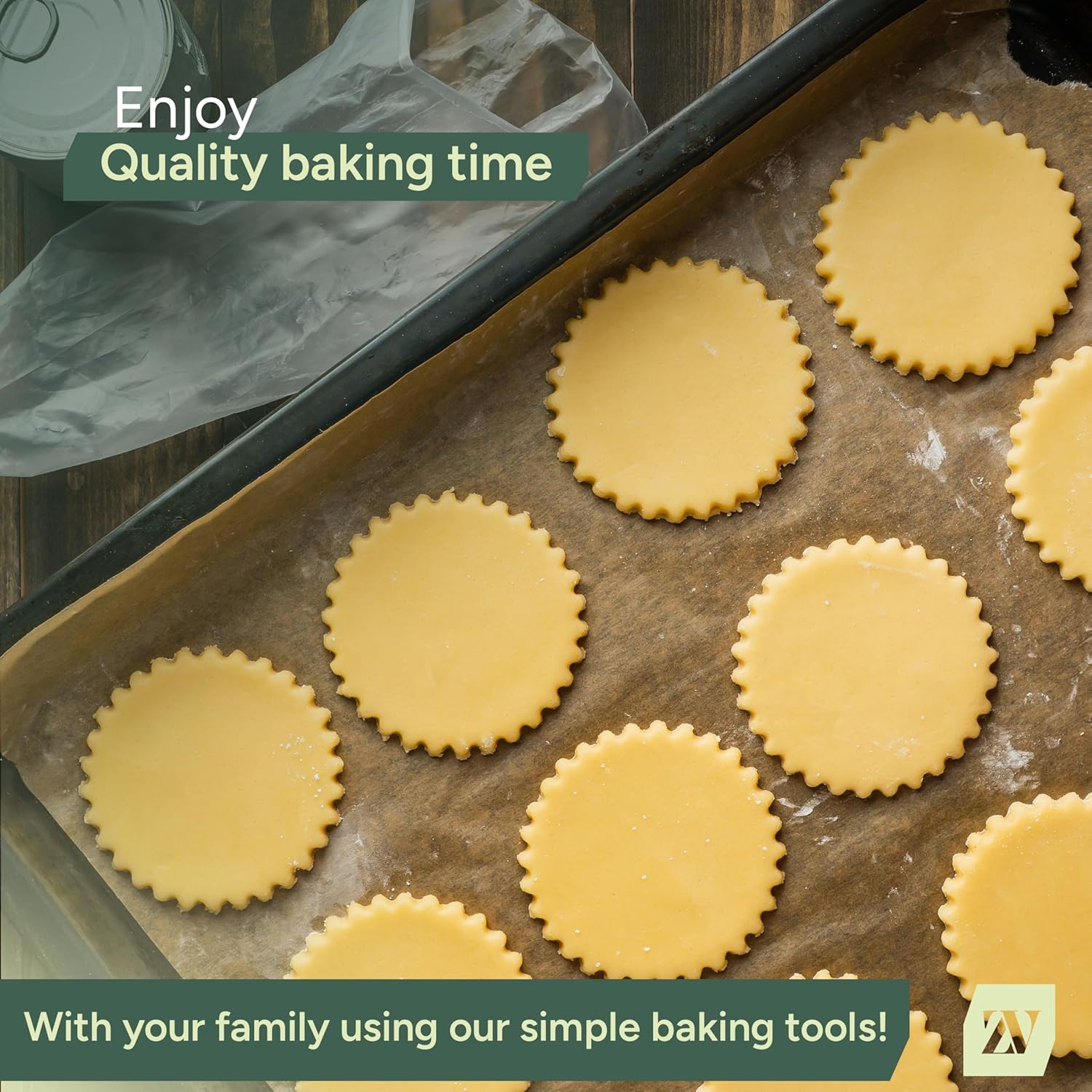 Zuvo Parchment Paper Roll, Greaseproof Baking Paper, Air Fryer & Oven Liner | Non-stick unbleached greaseproof, oven/microwave/air fryer/freezer safe -55°C to 230°C, 13.7m x 30.4cm roll, cut-to-size