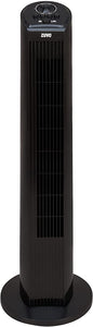ZUVO 30" Oscillating 3 Speed Portable Tower Fan(Black)