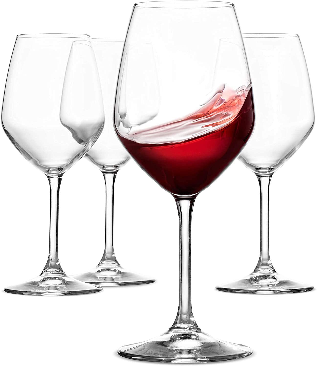 Red Wine Glasses Set of 6 Beautifully Crafted Red Wine Glasses Made from Quality Crystal