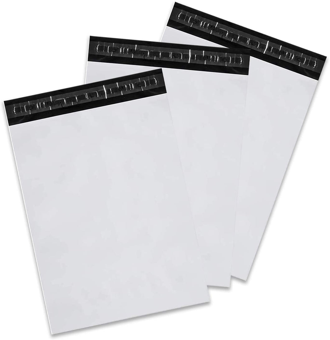 10x14 Inch Plastic Mailing Postal Bags with Self Sealing Strip - Waterproof and Tear-Proof