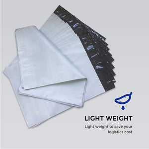 10x14 Inch Plastic Mailing Postal Bags with Self Sealing Strip - Waterproof and Tear-Proof