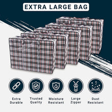 Load image into Gallery viewer, Zuvo Extra large Strong Laundry And Storage Bag Waterproof with Zips (Pack of 5)
