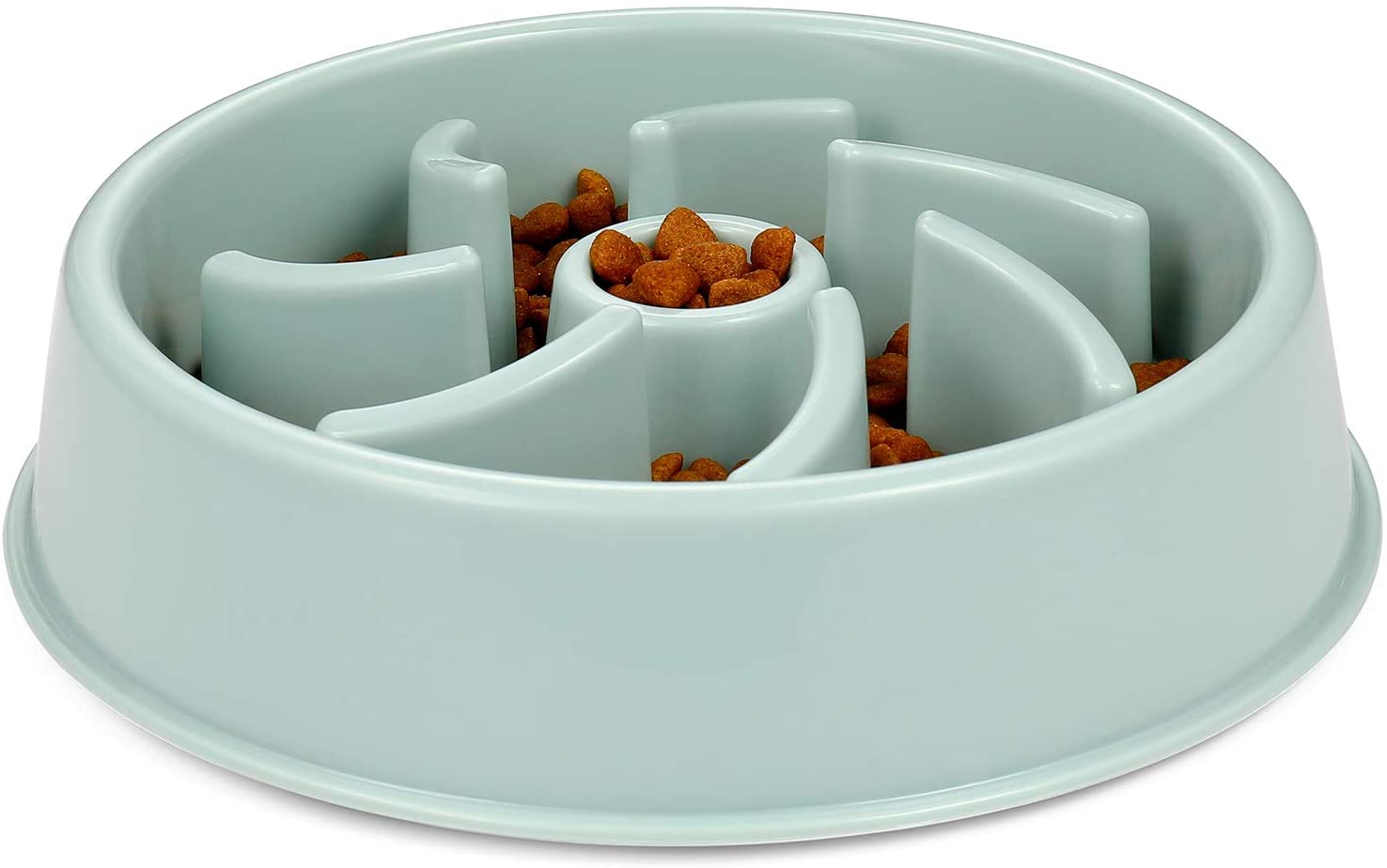 Zuvo Slow Feeding Dog Bowl Regular Size Can Hold upto 250 Grams of Dry Dog Food (Grey-1)