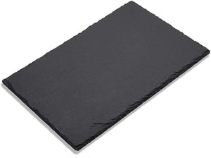 Zuvo Slate Plate Placemats and Coaster Set. Granite Finish for A Rustic and Contemporary Décor