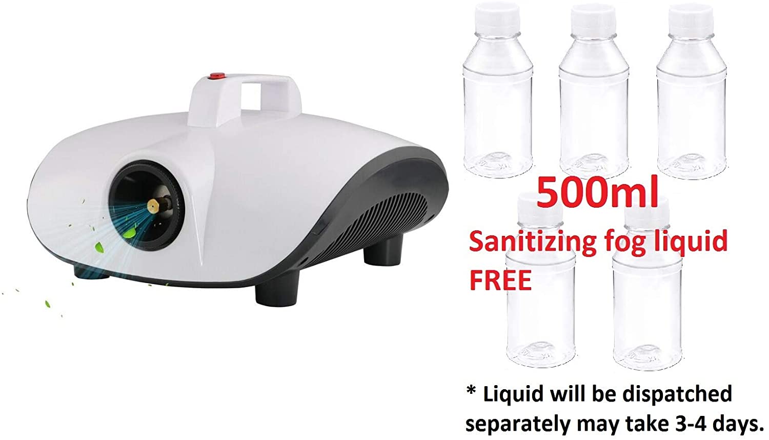 Zuvo Fogger Sanitiser Portable ULV Disinfecting Fogging Machine Capacity