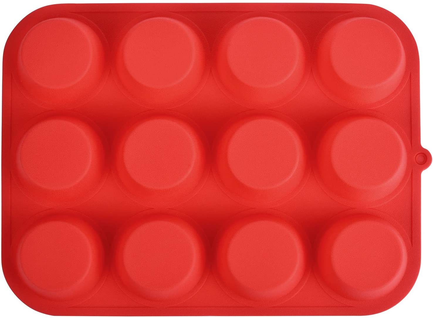 Silicone Muffin Tray for 12 Muffins Yorkshire Pudding 3cm Deep Silicone Moulds