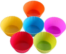 Load image into Gallery viewer, Zuvo 24 Cups Reusable Silicone Muffin Moulds
